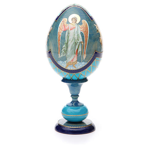 Russian Egg Angel découpage, Russian Imperial style 20cm 1
