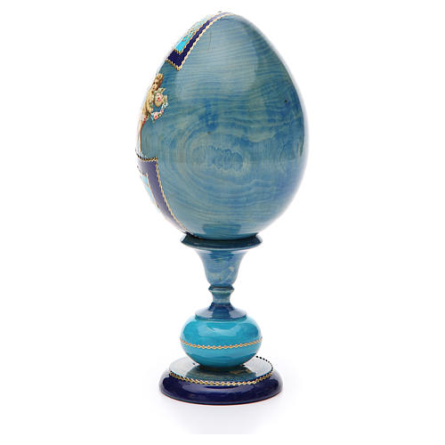 Russian Egg Angel découpage, Russian Imperial style 20cm 3