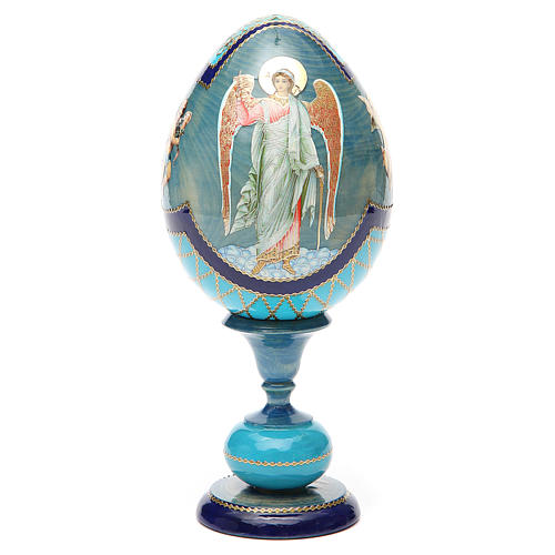 Russian Egg Angel découpage, Russian Imperial style 20cm 5