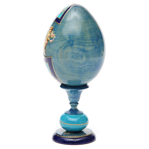 Russian Egg Angel découpage, Russian Imperial style 20cm 7