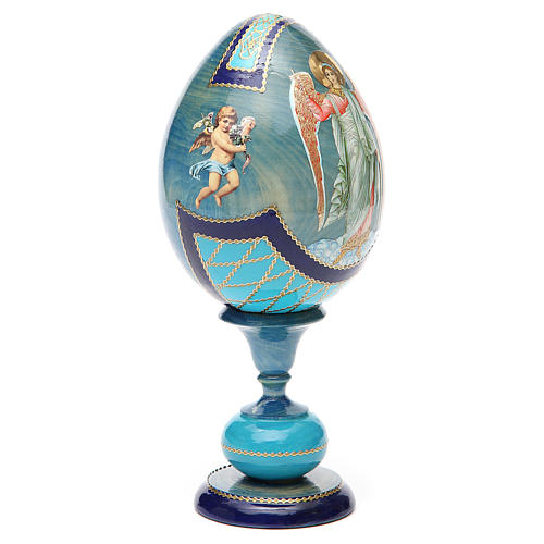 Russian Egg Angel découpage, Russian Imperial style 20cm 8