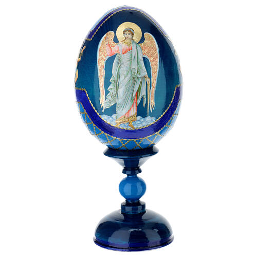 Russian Egg Angel découpage, Russian Imperial style 20cm 1