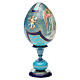 Russian Egg Angel découpage, Russian Imperial style 20cm s8