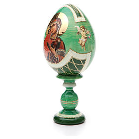Ovos Russos Pintados: Ovo découpage russo Feoderovskaya h tot. 20 cm estilo Fabergé Ovos Russos Pintados: Ovo découpage russo Feoderovskaya h tot. 20 cm estilo Fabergé