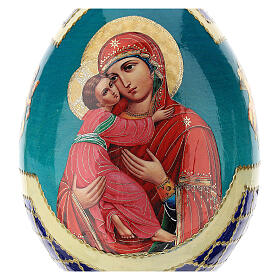 Ovos Russos Pintados: Ovo Rússia découpage Vladimirskaya h tot. 20 cm estilo Fabergé Ovos Russos Pintados: Ovo Rússia découpage Vladimirskaya h tot. 20 cm estilo Fabergé