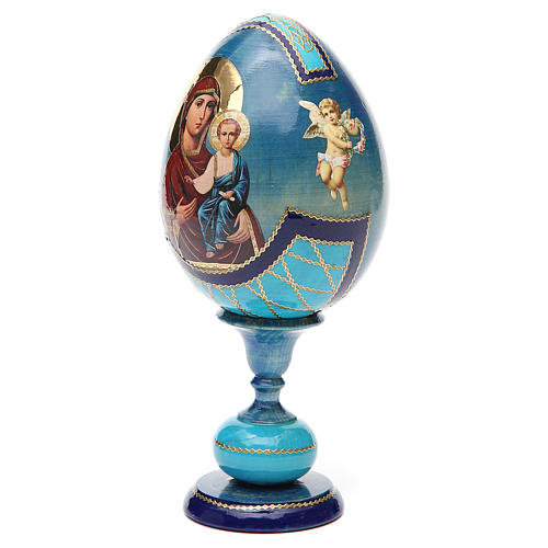 Russian Egg Smolenskaya découpage, Russian Imperial style 20cm 6