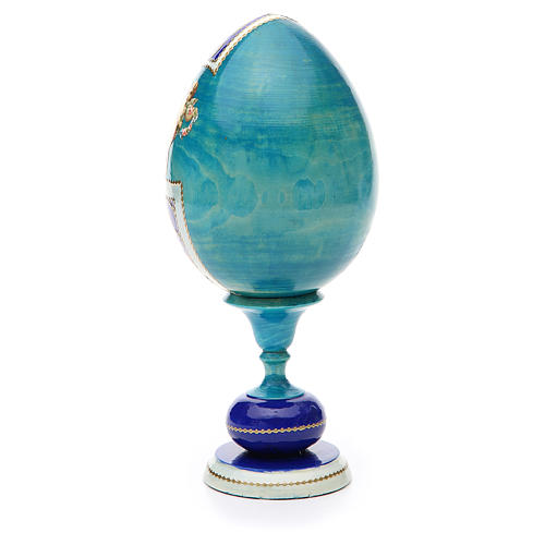 Russian Egg Hope to desperates découpage, Russian Imperial style 20cm 3