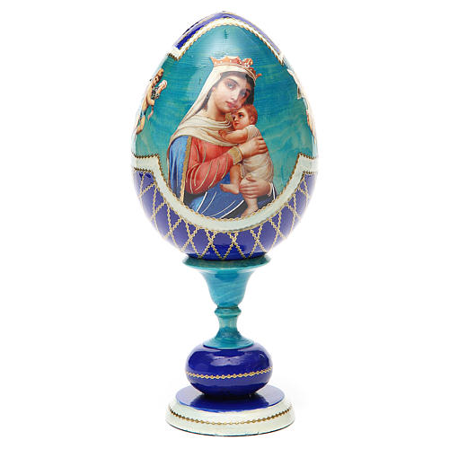 Russian Egg Hope to desperates découpage, Russian Imperial style 20cm 5