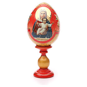 Ovos Russos Pintados: Ovo Rússia découpage Estou contigo h tot. 20 cm estilo Fabergé Ovos Russos Pintados: Ovo Rússia découpage Estou contigo h tot. 20 cm estilo Fabergé