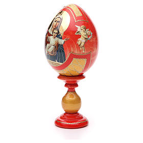 Ovos Russos Pintados: Ovo Rússia découpage Estou contigo h tot. 20 cm estilo Fabergé Ovos Russos Pintados: Ovo Rússia découpage Estou contigo h tot. 20 cm estilo Fabergé