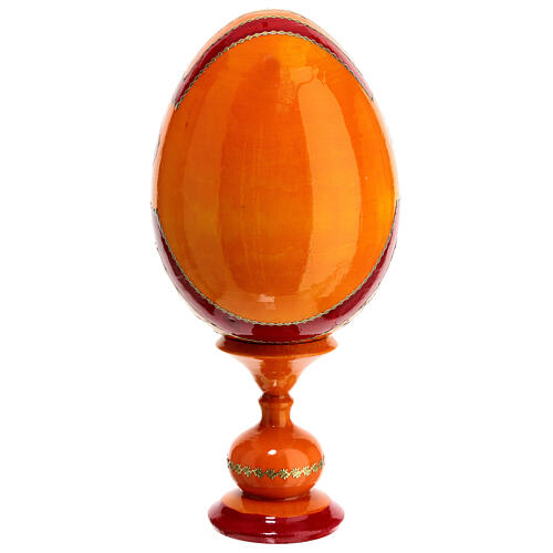 Russian Egg Rublev Trinity découpage, Russian Imperial style 20cm 6