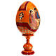 Russian Egg Rublev Trinity découpage, Russian Imperial style 20cm s4
