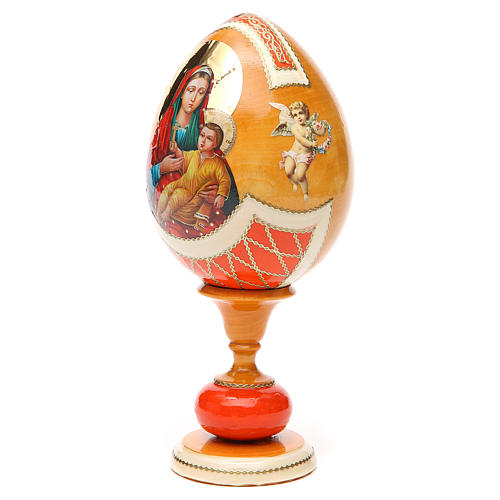 Russian Egg Kozelshanskaya découpage, Russian Imperial style 20cm 6