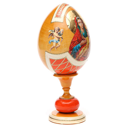 Russian Egg Kozelshanskaya découpage, Russian Imperial style 20cm 8