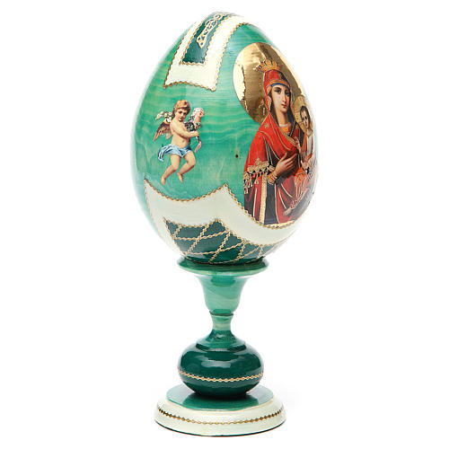 Russian Egg Odigitria Gorgoepikos découpage, Russian Imperial style 20cm 8