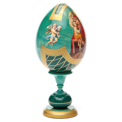 Russian Egg Pochaevskaya découpage, Russian Imperial style 20cm 8
