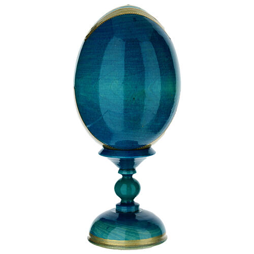 Russian Egg Pochaevskaya découpage, Russian Imperial style 20cm 4