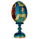 Uovo découpage Russia Pochaevskaya tot h 20 cm stile imperiale russo s3