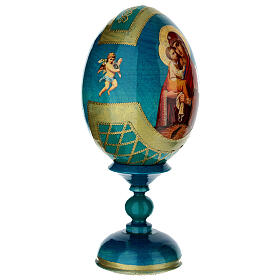 Russian Egg Pochaevskaya découpage, Russian Imperial style 20cm