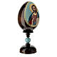 Russische Ei-Ikone Christus Pantokrator 20 cm Decoupage rot s4