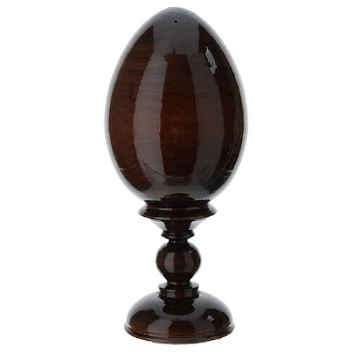 Oeuf icône découpage Russie Kazanskaya h 20 cm 4