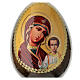 Jajko ikona decoupage Rosja Kazanskaya wys. całk. 20 cm s2