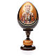 Russische Ei-Ikone, Heiliger Nikolaus, russisch imperial-Stil, Gesamthöhe 20 cm s1