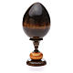 Russian Egg St Nicholas découpage, Russian Imperial style 20cm s3