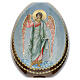 Russian Egg Guardian Angel découpage, Russian Imperial style 20cm s2