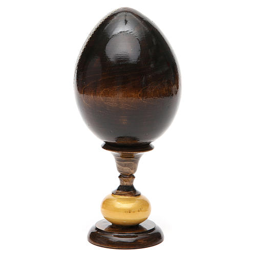 Russian Egg Smolenskaya Virgin découpage, Russian Imperial style 20cm 7