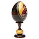 Russian Egg Smolenskaya Virgin découpage, Russian Imperial style 20cm s8