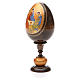 Jajko ikona decoupage Trójca Rublow wys. całk. 20 cm s2
