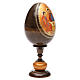 Jajko ikona decoupage Trójca Rublow wys. całk. 20 cm s8