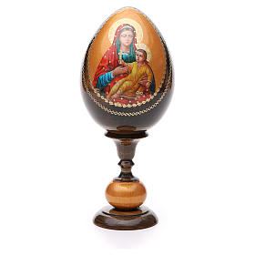 Jajko ikona decoupage Kozelshanskaya wys. całk. 20 cm