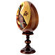 Huevo ruso de madera PINTADO A MANO Vladimirskaya altura total 20 cm s3