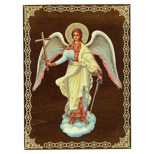Ícone russo Anjo da Guarda 20x15 cm 1