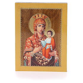 Russische Ikone, Muttergottes mit Kind, 20x15 cm