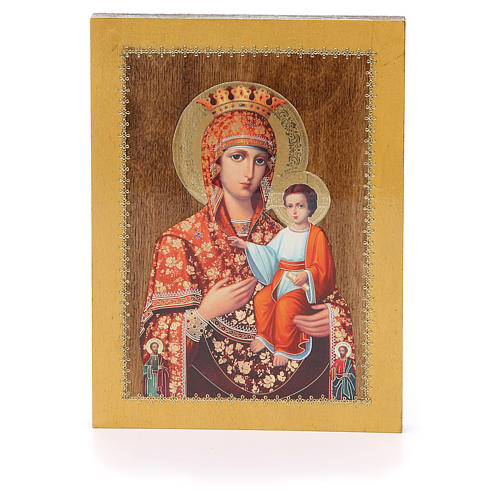 Russische Ikone, Muttergottes mit Kind, 20x15 cm 1