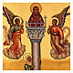 Russische Ikone, Heiliger Johannes auf einer Säule, 14x10 cm s2
