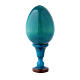 Oeuf bleu russe Vierge Alzano style impériale russe h tot 13 cm s3