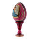Russian Egg Madonna of the Streets, Russian Imperial style, red 13 cm s2