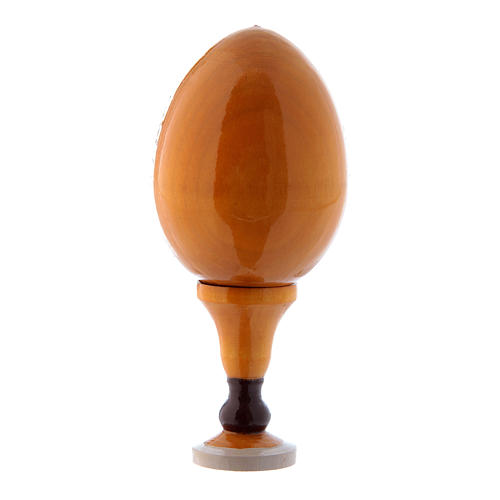 Huevo ícono ruso Natividad amarillo h tot 13 cm 3