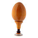 Huevo La Virgencita ruso amarillo de madera h tot 13 cm s3