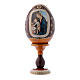 Russian Egg Madonna of the Book, Russian Imperial style, yellow 16 cm s1