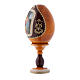 Russian Egg Madonna Litta, Russian Imperial style, yellow 16 cm s2