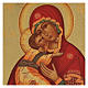 Russian painted icon Our Lady of Vladimir 21x16 s2