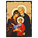 Holy Family Russian icon painted decoupage 40x30 cm s1