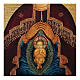 Icono ruso pintado decoupage Virgen del Parto 40x30 cm s2