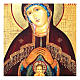 Icône russe peinte découpage Mère de Dieu Aide lors de l'accouchement 10x7 cm s2