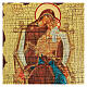 Russian icon Pantanassa Mother of God, painted and decoupaged 17x13 cm s2